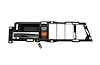 X540-4088-CL Interior Door Handle Chrome LH 90-94 Chevy GMC C/K Trucks - image 1