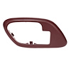 X540-4095-2REDL Front Door Handle Bezel without Power Door Lock Hole LH Red 95-00 Chevy GMC C/K OBS Trucks SUV - image 1