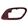 X540-4095-2REDL Front Door Handle Bezel without Power Door Lock Hole LH Red 95-00 Chevy GMC C/K OBS Trucks SUV - image 3