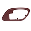 X540-4095-2REDR Front Door Handle Bezel without Power Door Lock Hole RH Red 95-00 Chevy GMC C/K OBS Trucks SUV - image 1