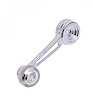 X546-4573 Window Crank Handle w/ Clear Knob 73-74 Torino, 73-77 Galaxie Monterey, 73-74 F100 F250 F350