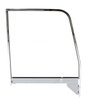 X550-4055-1L Door Glass Assembly w Chrome Trim Clear LH 55-59 Chevy GMC Truck - image 2