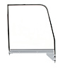 X550-4055-1R Door Glass Assembly w Chrome Trim Clear RH 55-59 Chevy GMC Truck - image 1