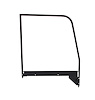 X550-4055-2L Door Glass Assembly w Paintable Trim Clear LH 55-59 Chevy GMC Truck - image 1