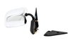 X570-4088-CR Outside Door Mirror Chrome Below Eyeline RH 88-98 Chevy GMC C/K Trucks SUV - image 2