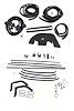 X599-3469-S Weatherstrip Gasket and Seal Kit 69 Chevelle 2DR Coupe - image 1