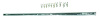 X731-4069-16 Upper Bed Molding, LH or RH, 69-72 Chevy GMC Truck Short Bed Fleetside - image 1