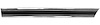X731-4069-28BL Front Lower Bed Molding Black LH 69-72 Chevy GMC C/K Long Bed Fleetside Trucks - image 1