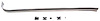 X731-4073-38R Rear Lower Bed Molding RH -73-80 Chevy GMC C/K Long Bed Fleetside Trucks - image 1