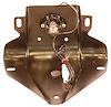 X945-4060 Rear License Plate Bracket w/ Lamp, Black, 60-66 Chevy GMC Truck - image 1