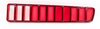 X951-2673-L Taillight Lens w/ Silver Trim LH 73-74 Charger - image 2