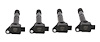 140082K-4 Super Coil Set 2008-2015 Honda Civic/Crosstour/CR-V/Accord 2.4L, Acura ILX 2.4L [Black] - image 1