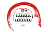 8mm SuperStock Spiral Wire Set 90° Spark Plug Boots
