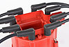 "Corrected" Distributor Cap & Spiral Core Wire Kit Red Cap - image 3
