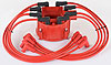 "Corrected" Distributor Cap & Spiral Core Wire Kit Red Cap - image 1