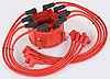"Corrected" Distributor Cap & Spiral Core Wire Kit Red Cap - image 2