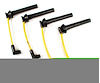 300+ Race Wire Set 1995-00 Dodge Stratus, Breeze, SOHC 2.0L - image 1