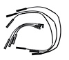 Extreme 9000 Ceramic Boot Spark Plug Wire Set for 2007-2011 Jeep Wrangler JK [Stainless Steel Terminals]