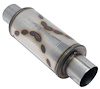 BW0013-2 Widowmaker Muffler, 2.500 in. Diameter, Center Inlet/Center Outlet [10 in. L x 5 in. W]