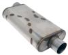 Venom 300-Series Muffler, 2.500 in. Diameter, Offset Inlet/Center Outlet