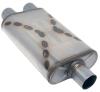 Venom 250-Series Muffler, 3 in. Diameter, Single Inlet/Dual Outlet