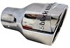 BWTIP03-30 Weld-On Exhaust Tip, 3 in. Inlet, 4 in. Diameter x 7 in. Length [Polished 304 Stainless Finish]