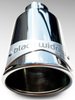 BWTIP04-30 Weld-On Exhaust Tip, 3 in. Inlet, 4 in. Diameter x 9 in. Length [Polished 304 Stainless Finish] - image 2
