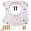Bellhousing to Transmission Adapter Plate for Ford Wide Pattern Small Block 6-Bolt Bell to Front Shift T-5 [Billet Aluminum]