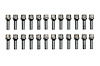 2110-SL SPRINTER LUG BOLT KIT, Silver, Select Mercedes-Benz Sprinter 2500