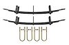 3016-043 Rear Mini Spring Pack, 3 Leaf, 1.25 in. Lift Sag Correction, Select Mercedes-Benz Sprinter 2500 - image 1
