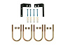 3036-HDW Hardware Kit, 210 mm U-Bolts, Hose Covers, Bump Stop Brackets Opti-Rate, Select Mercedes-Benz Sprinter 3500/3500XD - image 1