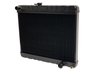 2-Row Aluminum Direct Fit Radiator for 1966-1967 Pontiac GTO [Black]