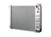 2-Row Aluminum Direct Fit Radiator with Transmission Cooler for 1968-1972 Chevy Nova [Natural]