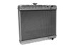 2-Row Aluminum Direct Fit Radiator with Transmission Cooler for 1966-1967 Pontiac GTO [Natural]