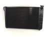 2-Row Aluminum Direct Fit Radiator with Transmission Cooler for 1968-1972 Chevy Nova [Black]