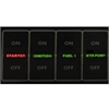 Replacement 4 Switch Flat Touch Control Panel