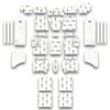 Full Insulation & Sound Dampening Kit for 1966-1967 Ford Fairlane, Mercury Comet, Cyclone 2 Door Hardtop [Silver]