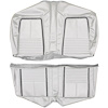 AA67GCD0048211G 67 CAMARO FIXED HARDTOP REAR DELUXE - WHITE W/ BLK ACCENT - image 1