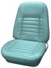 AA68GCD0010424G 68 CAMARO CUSTOM BUCKETS - LIGHT METALLIC TURQUOISE - image 1