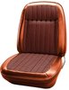 AA69GCDC010829G 69 CAMARO CUSTOM CLOTH BUCKETS BLK/ORG HOUNDSTOOTH/ORANGE - image 1