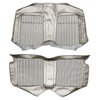 AA69GCDC040828G 69 CAMARO CLOTH FIXED HTP REAR - BLK/WHT HNDSTOOTH/WHITE - image 1