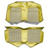 AA69GCDC040830G 69 CAMARO CLOTH FIXED HTP REAR- BLK/YLW HNDSTOOTH/YELLOW - image 1