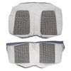 AA69GCDC045828G 69 CAMARO CLOTH FOLD-DOWN HTP REAR - BLK/WHT HNDSTOOTH/WHITE - image 1