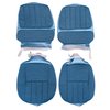 AA70GCDC010304G 70 CAMARO DELUXE CLOTH BUCKET SEAT UPHOL - BLUE/BLK S&P/BLUE - image 1