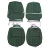 AA70GCDC010445G 70 CAMARO DELUXE CLOTH BUCKET SEATS UPHOL- GRN/BLK S&P/GREEN - image 1
