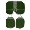 AA70GCDC040445G 70 CAMARO DELUXE CLOTH REAR SEAT UPHOL - GRN/BLK S&P/GREEN - image 1