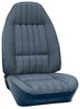 AA71GCDC010305G 71 CAMARO DELUXE CLOTH BUCKET SEAT UPHOL- BLUE/BLK S&P/BLUE - image 1