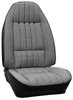 AA72GCDC010126G 72 CAMARO DELUXE CLOTH BUCKET SEAT UPHOL - BLACK S&P/BLACK - image 1