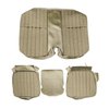 AA72GCDC040705G 72 CAMARO DELUXE CLOTH REAR SEAT UPHOL- SNDL/BLK S&P/SNDLW - image 1