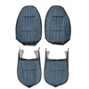 AA73GCDC010124G 73 CAMARO TYPE LT CLOTH BKT UPHOL- BLUE/BLK ZIGZAG/BLACK - image 1